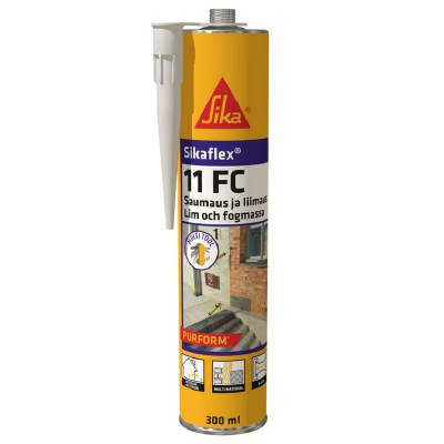 Lim- och fogmassa Sikaflex-11FC+ / - FC Purform, FOGMASSA SIKAFLEX 11FC SIKA PURFORM BRUN - 2
