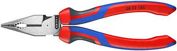 Spets-/kombinationstång 08 22 Knipex, KOMBINATIONSTÅNG 08 22 185 KNIPEX SPETSIG