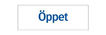 Ordningsskylt Öppet, SKYLT 365925 TRIVSELSKYLT ÖPPET 74X210MM