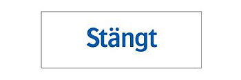 Ordningsskylt Stängt, SKYLT 366025 TRIVSELSKYLT STÄNGT 74X210MM