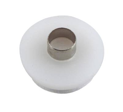 Golvskydd plast/filt/hylsa MILLERS, GOLVSKYDD MILLERS PLAST/FILT/HYLSA VIT Ø18MM