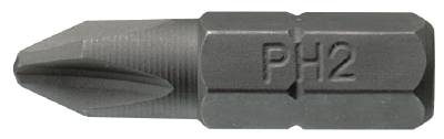 Bits för Phillip spår Teng Tools PH2500103 / PH2500310, BITS PH3 25MM