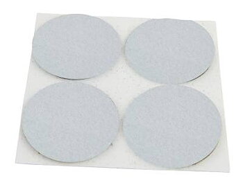Golvskydd filt självhäftande MILLERS, GOLVSKYDD MILLERS FILT VIT Ø17MM