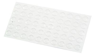 Dämpare transparent MILLERS, DÄMPARE PLAST MILLERS SJÄLVHÄFTANDE DIA 7X1,5MM