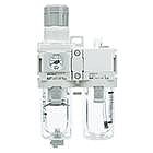 F-R-L enhet -D SMC med automatisk dränering, FILTERREGULATOR DIMSMÖRJARE SMC AC40A-F04DE-D 1/2 DRÄNERING