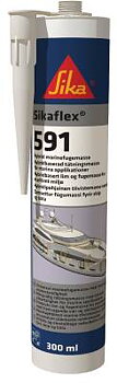 Fogmassa 591 c126 vit 300 ml - Sika
