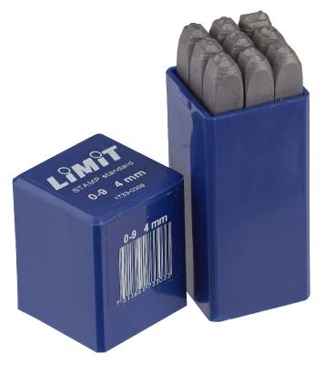 Sifferstämpel Limit 1733, SIFFERSTÄMPEL LIMIT 1733-6MM 0-9
