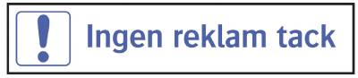 Ordningsskylt 36-7456 Ingen reklam tack, SKYLT 367456 TRIVSEL INGEN REKLAM TACK 100X20MM - 2