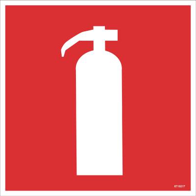 Skylt Unigraphics brandsläckare ISO, SKYLT UNIGRAPHICS BRANDSLÄCKARE EFTERLYSANDE ALUMI 200X200MM