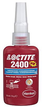 Gänglåsning medelstark Loctite 2400, GÄNGLÅSNING 2400 250ML