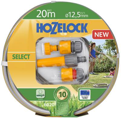 Slangset Select 20 m Hozelock, SLANGSET SELECT  6020-S-5 HOZELOCK 20MX12,5MM