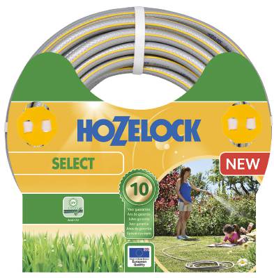 Bevattningsslang Select Hozelock, SLANG SELECT HOZELOCK GUL/GRÅ 12,5MMX20M