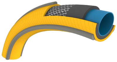 Bevattningsslang Ultraflex Hozelock, SLANG ULTRAFLEX HOZELOCK GUL/GRÅ 19,0MMX25M - 2