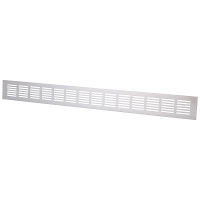 Överluftsgaller i metall, Flexit, ÖVERLUFTSGALLER FLEXIT MATT ALUMINIUM 600X80