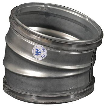 Böj 15GR m packningar dia125 mm - Flexit