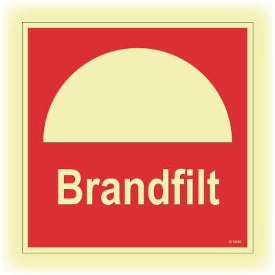 Brandskylt Unigraphics Brandfilt, SKYLT UNIGRAPHICS BRANDFILT EFTERLYSANDE ALU 210X210MM