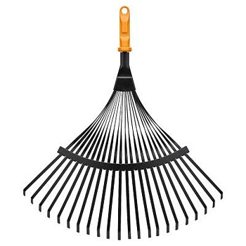 Lövräfsa OneClick Fiskars i metall, LÖVRÄFSA FISKARS ONECLICK STÅL