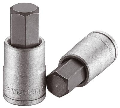 Insexhylsa. Med 1/2" fyrkantsfäste. Teng Tools M121106-C - M121120-C, HYLSBITS 1/2 SEXKANT 5/8