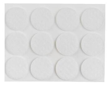 Golvskydd filt självhäftande MILLERS, GOLVSKYDD SJ.H FILT VIT 38MM