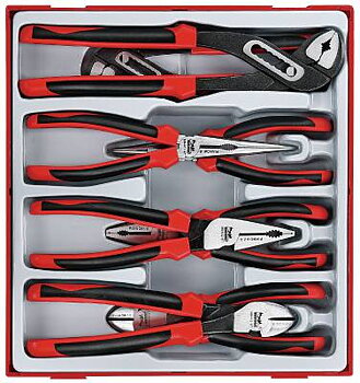 8 delars Tångsats Teng Tools TTD441-T, TÅNGSATS 2-KOMP HANDTAG 8 DELAR