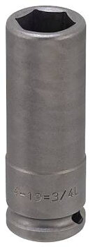 Krafthylsa. Med 1/2" fyrkantsfäste. Momento 4 L, KRAFTHYLSA 4-14L