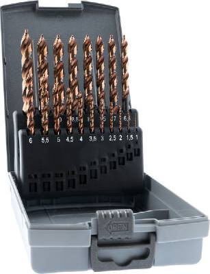 Spiralborrsats Gühring StepPower HSS-CO, SPIRALBORRSET GUHRING STEP POWER HSSCO 9503 1.0-10.0