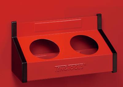 Magnetiska hållare Teng Tools 580K / 580R, HYLLA MAGNETISK FÖR 2 BURKAR 230MM