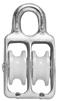 Skivblock dubbel 25 mm - Millers