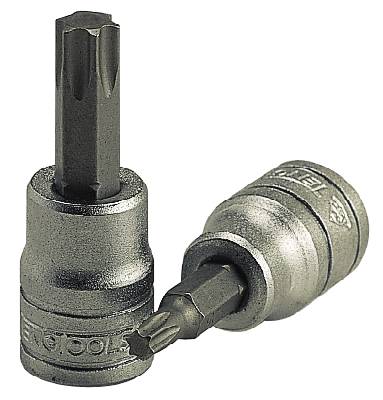 TX-hylsa. Med 1/4" fyrkantsfäste. Teng Tools M141210T-C / M141240T-C, HYLSBITS 1/4 TX20