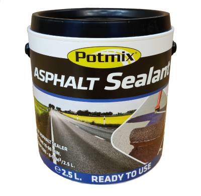 Asphalt Sealant Potmix, REPARATION ASFALT SEALANT YTSKIKT POTMIX 2,5L