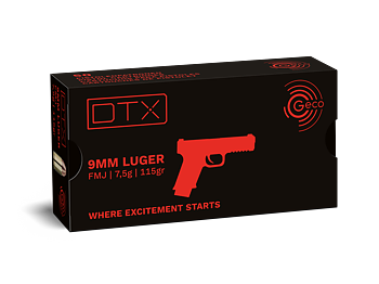 9mm Luger Geco FMJ DTX 7.5g (50)
