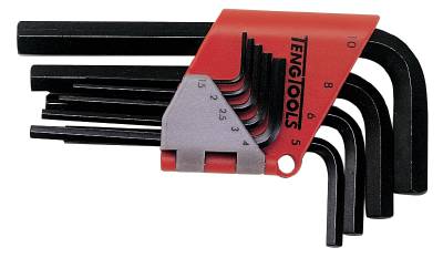 Sexkantnycklar i sats Teng Tools 1479MMR, SEXKANTNYCKELSATS MM 1479MMR