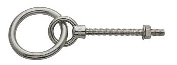 Båtring syrafast maskingängad MILLERS, BÅTRING MILLERS ROSTFRI/SYRAFAST M8X80MM