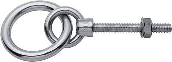 Båtring syrafast maskingängad MILLERS, BÅTRING MILLERS ROSTFRI/SYRAFAST M10X75MM