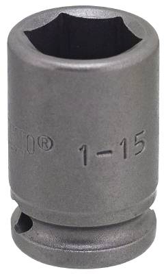 Krafthylsa. Med 0.375inch fyrkantsfäste. Momento 1, KRAFTHYLSA 1/6 - 2