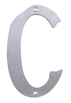 Husbokstav c mattkrom - Millers