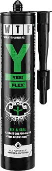 Lim & fog yes Flex svart 310 ml - WTF