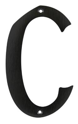 Husbokstav c mörkoxid 150 mm - Millers