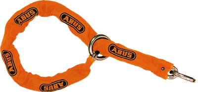 Kätting Granit ABUS, KÄTTING ABUS 9KS GRANIT ORANGE MED ÖGLA 200CM
