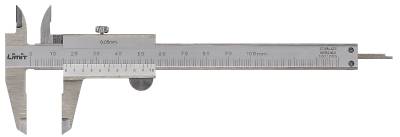 Fickskjutmått av stål Limit, SKJUTMÅTT 6006-100 MM