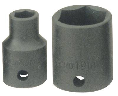 Krafthylsa. Med 3/8" fyrkantsfäste. Teng Tools 980508-C / 980519-C, KRAFTHYLSA 3/8 13MM