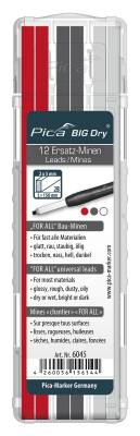 Reservstift Pica Big Dry, UNIVERSALSTIFT PICA BIG DRY GRAFIT VIT RÖD