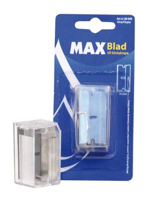 Blad för fönsterskrapa Max, RESERVBLAD TILL FÖNSTERSKRAPA LÄTTVIKT MAX 10-PACK