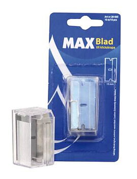 Blad för fönsterskrapa Max, RESERVBLAD TILL FÖNSTERSKRAPA LÄTTVIKT MAX 10-PACK