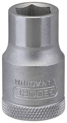 Hylsa. Med 1/2" fyrkantsfäste. Gedore 19, HYLSA 19-19