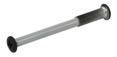 Tryckesskruv M4 universal inkl. hylsmutter MILLERS, TRYCKESSKRUV MILLERS M4 UNIVERSAL MED HYLSMUTTER SVART 42MM