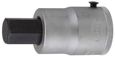 Hylsa för inv. sexkanthål. Med 3/4" fyrkantsfäste. Gedore IN 32, SEXKANTINSATS IN 32-17MM