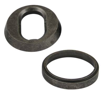 Cylinderring universal utsida MILLERS, CYLINDERRING MILLERS OVAL UNIVERSAL UTSIDA JÄRN ANTIK