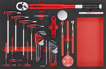 17 delars Verktygssats Teng Tools TTEX17, MOMENT/SEXKANTSATS EVA 17DEL