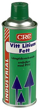 Litiumfett CRC White Lithium Grease 3020 / 5050, FETT LITIUM VITT SPRAY 500ML